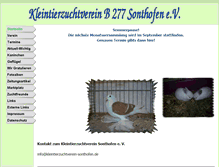 Tablet Screenshot of kleintierzuchtverein-sonthofen.de